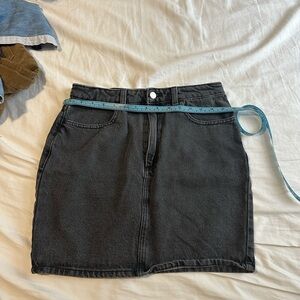 American Apparel Charcoal Mini Skirt